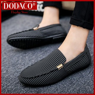 Xả hàng - Giày lười nam giày mọi nam giày nam đẹp giá rẻ 2020 DODACO DDC3192 A08