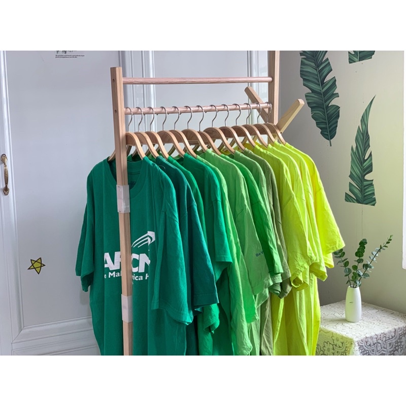 ÁO 2HAND BIG SIZE UNISEX MÀU XANH LÁ