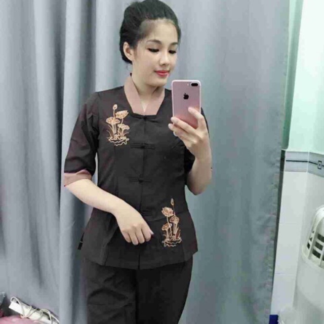 Bộ lam đi chùa, bộ phật tử cao cấp