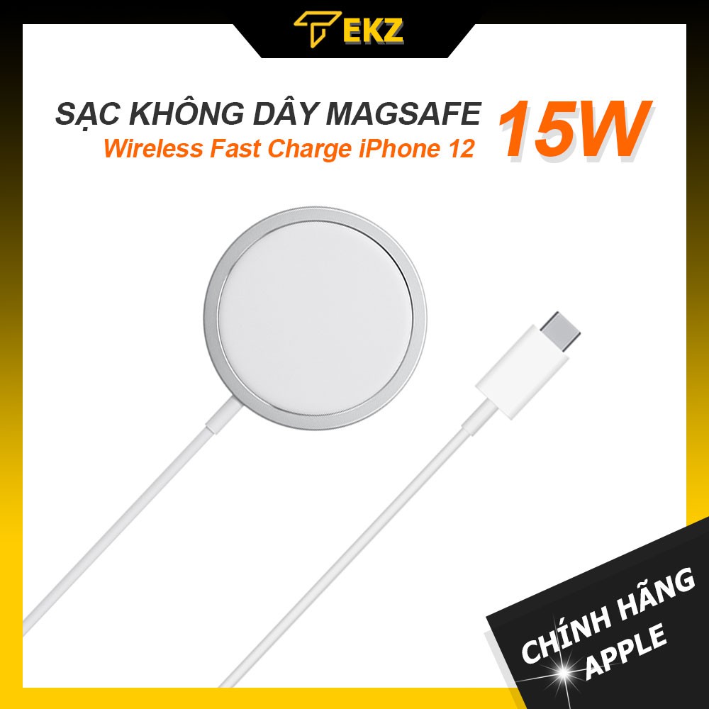 Đế Sạc Không Dây Magsafe Charger Sạc Nhanh 15W Apple Chính Hãng Dành Cho iPhone 12 Pro Max, Airpod Pro, Apple Watch