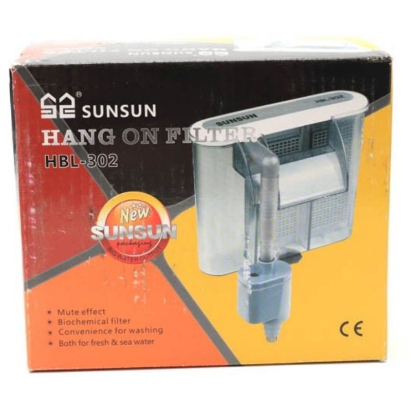 Lọc thác SUNSUN HBL 302, lọc treo bể cá, bể thủy sinh