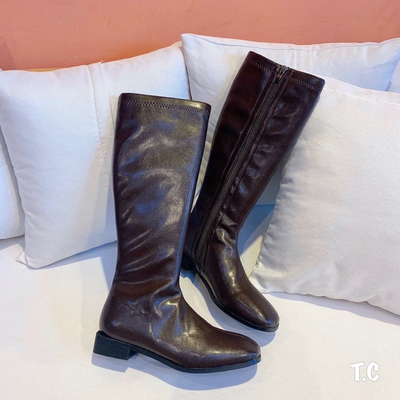 Boot đùi đế bệt vintage fullbox qccc