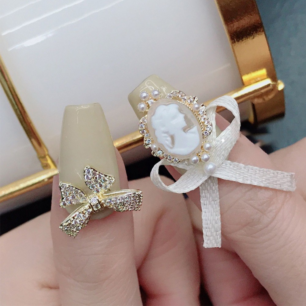 Phụ Kiện Đá Zircon 3D Trang Trí Móng Tay Nghệ Thuật Sáng Bóng Sang Trọng Nhiều Kiểu Tùy Chọn