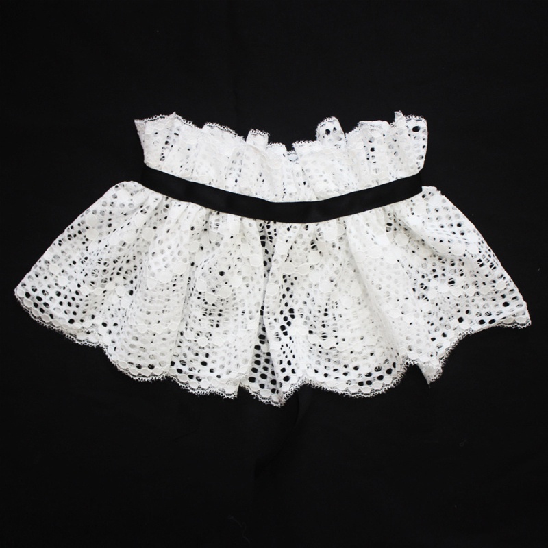 Vòng Cổ Choker Giả Xếp Ly Nhún Bèo Họa Tiết Caro Thắt Nơ Phong Cách Gothic Cho Nữ