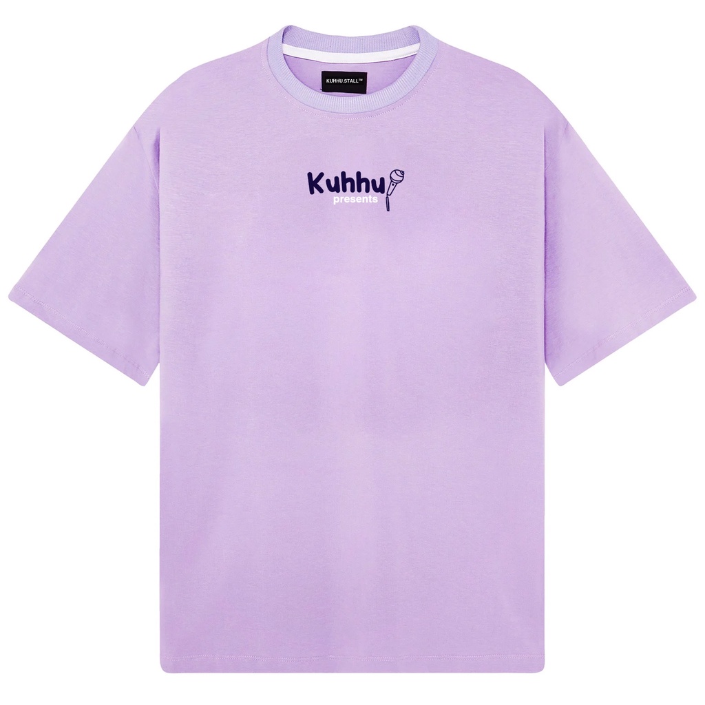 ARMY TEE - Áo thun BTS unisex oversize 2 màu tím lilac/trắng