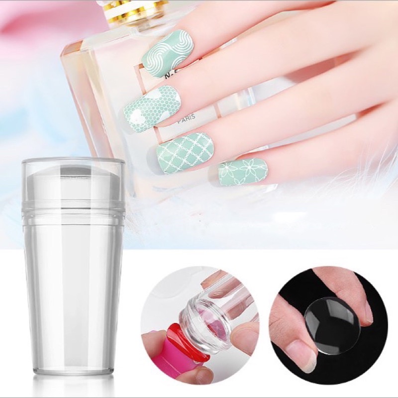 bộ con dấu in móng nail - đầu in nail