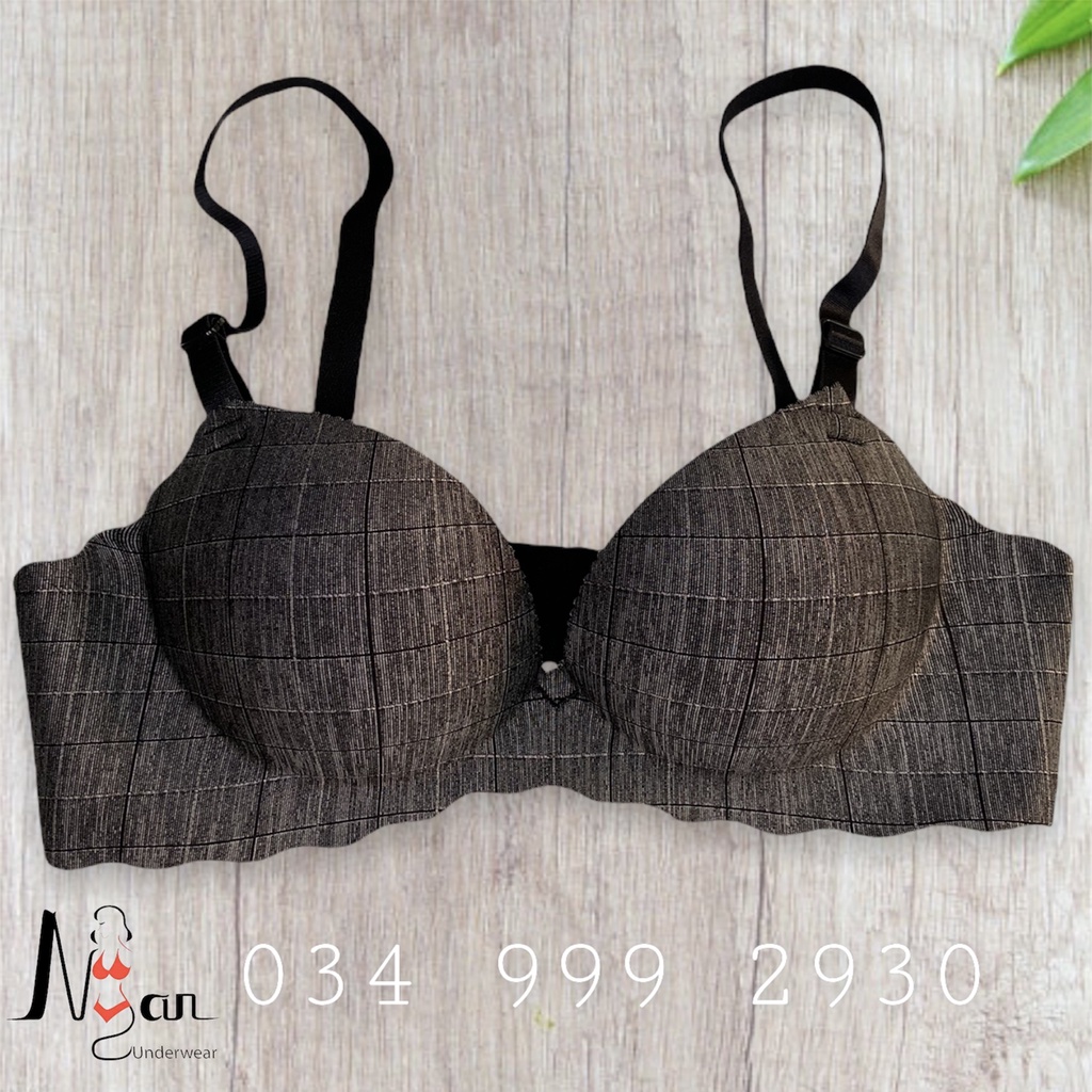 Áo ngực su nâng ngực tạo khe kẻ sọc - Hàng bán chạy nhất - NGAN HOUSE - CHUYÊN ĐỒ LÓT 🍑