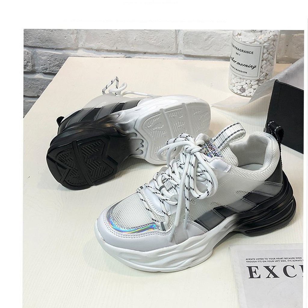 Giày thể thể thao nữ 👟Hot Trend 2020👟 Giày nữ Ulzzang kiểu dáng sneaker, đế pha 2 màu siêu đẹp phong cách cá tính G05 | BigBuy360 - bigbuy360.vn