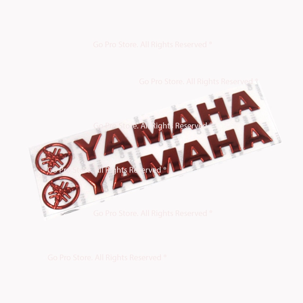 01 Tem Chữ YAMAHA &amp; LOGO Dập Nỗi G1086 (01 Chữ &amp; 01 Logo)