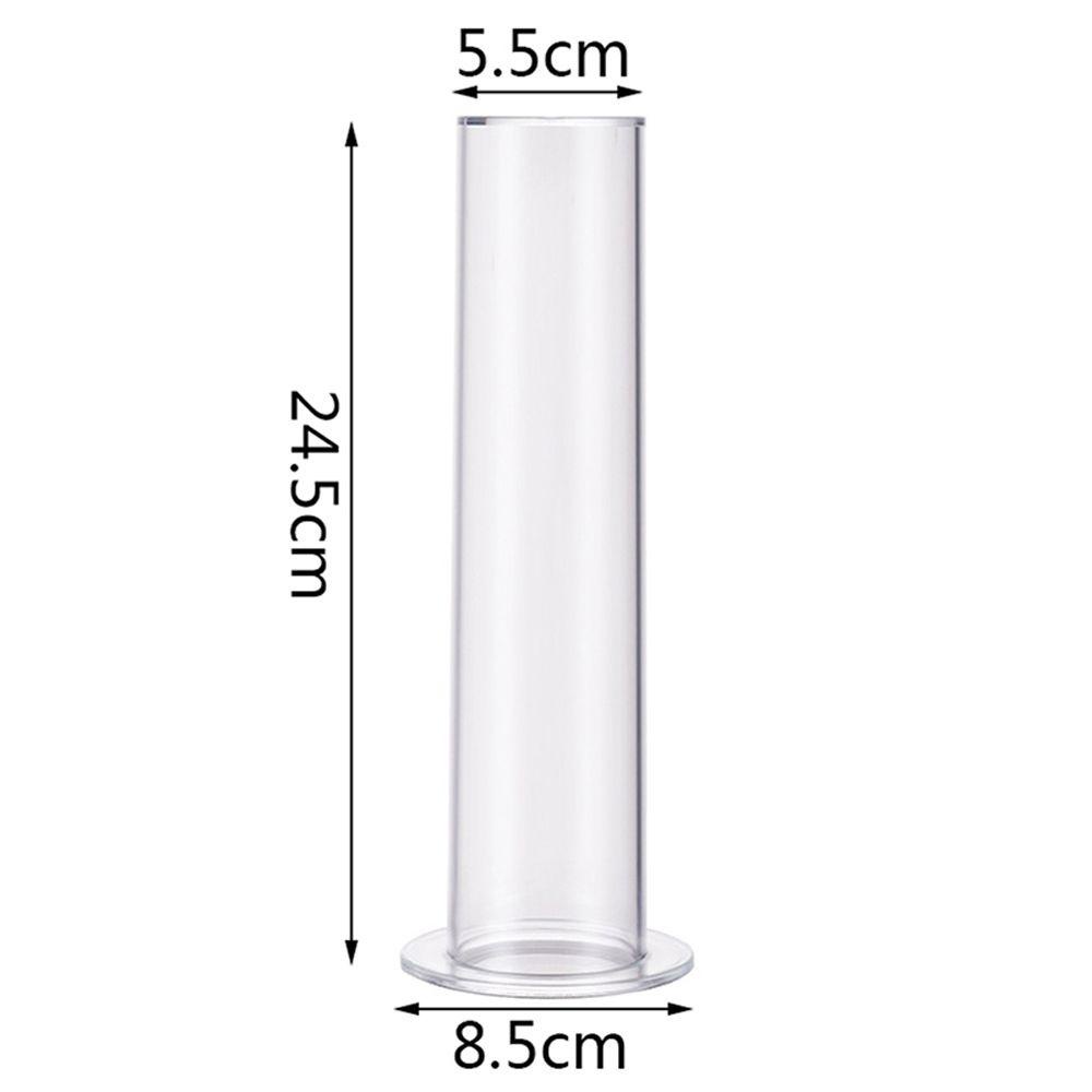 AUGUSTINA Giá Đỡ Trưng Bày Dây Buộc Tóc / Nhẫn Hình Trụ Bằng Acrylic Tiện Dụng Cho Nữ