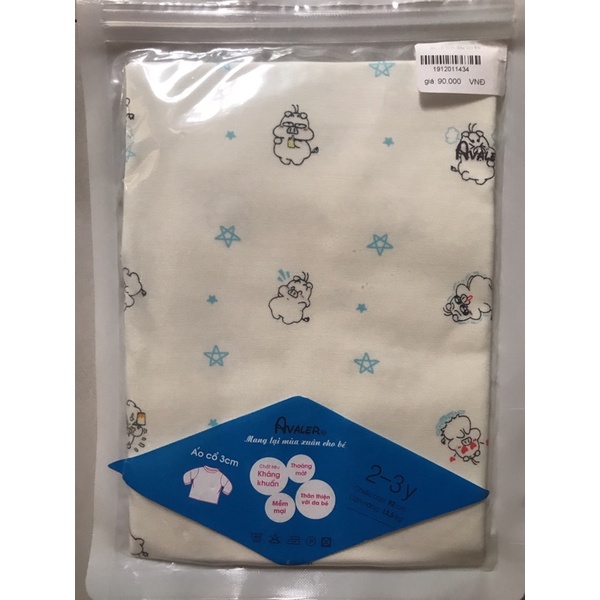 Áo cổ 3cm Avaler dài tay chính hãng