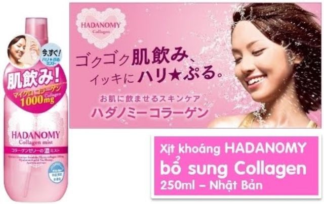 XỊT KHOÁNG COLLAGEN HADANOMY NHẬT