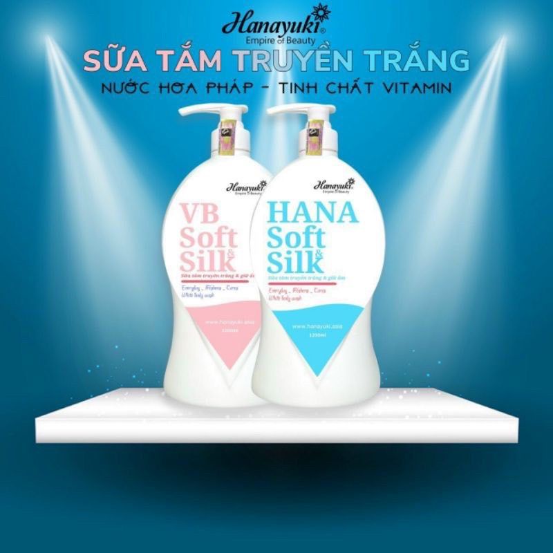 Sữa Tắm Truyền Trắng HANAYUKI 1200ml