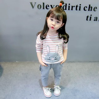 BỘ NỈ DA CÁ TAI THỎ CHO BÉ GÁI