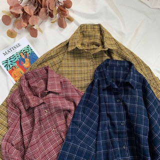 Áo sơ mi oversize tay phồng
