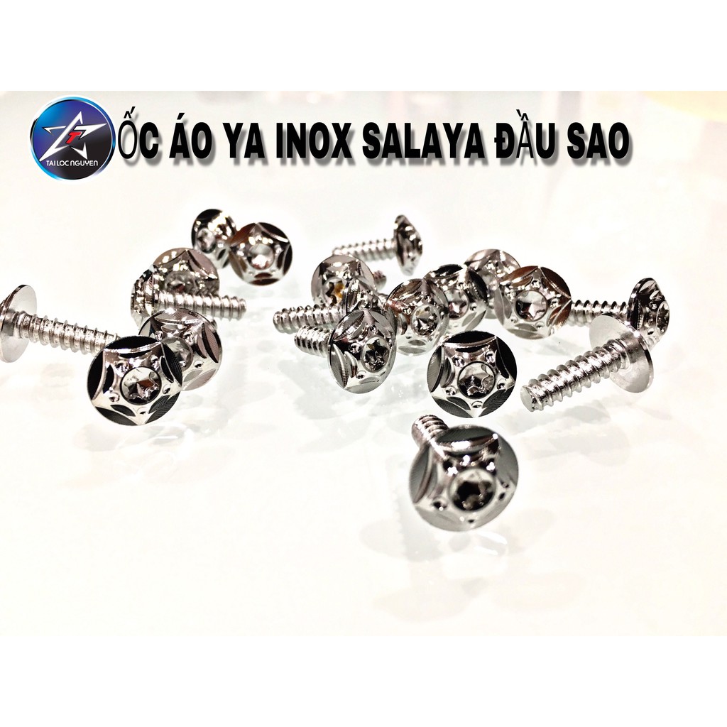 ỐC ÁO YA INOX SALAYA ĐẦU SAO - GIÁ BÁN 1 CON