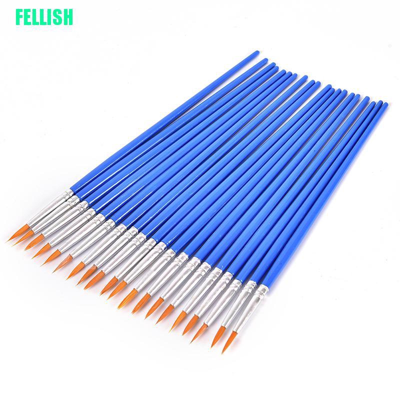 Set 10 Cọ Vẽ Tranh Màu Nước Chuyên Nghiệp Tiện Dụng