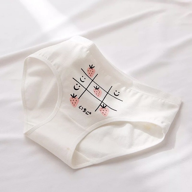 [Mã WASTDEP giảm 5K đơn bất kì] Quần lót dâu tây cotton nữ cao cấp dễ thương đáng yêu QLU11 | BigBuy360 - bigbuy360.vn