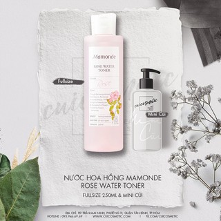 Nước Hoa Hồng Mamonde Rose Water Toner