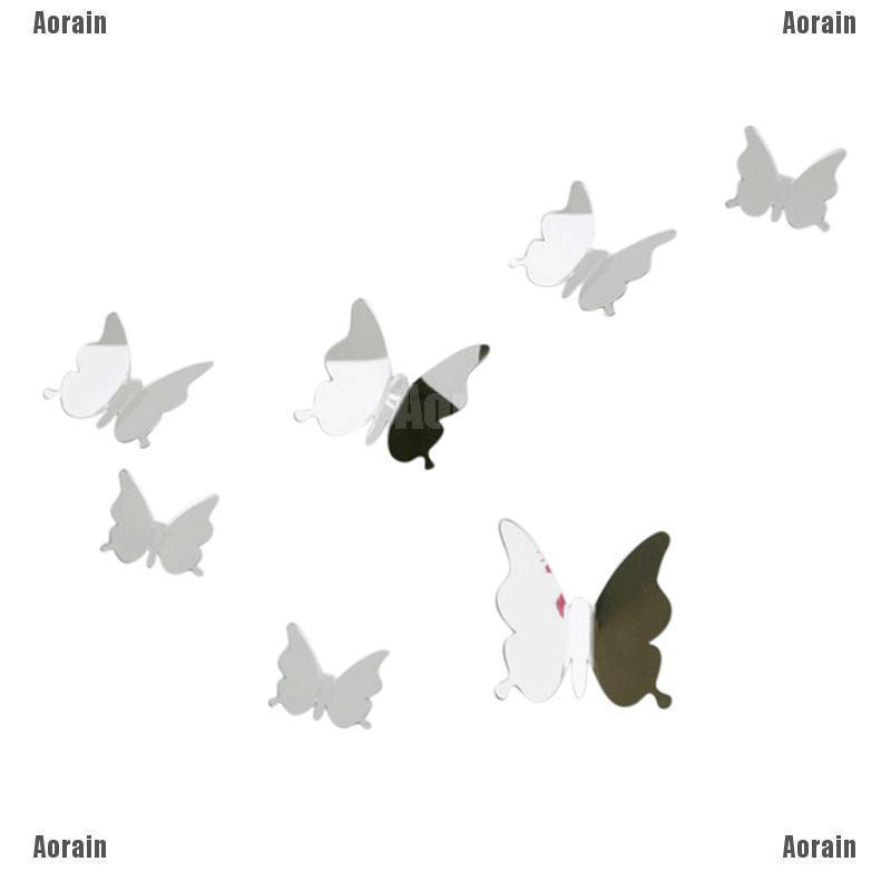 Miếng Dán Trang Trí Tường Hình Bướm 3d