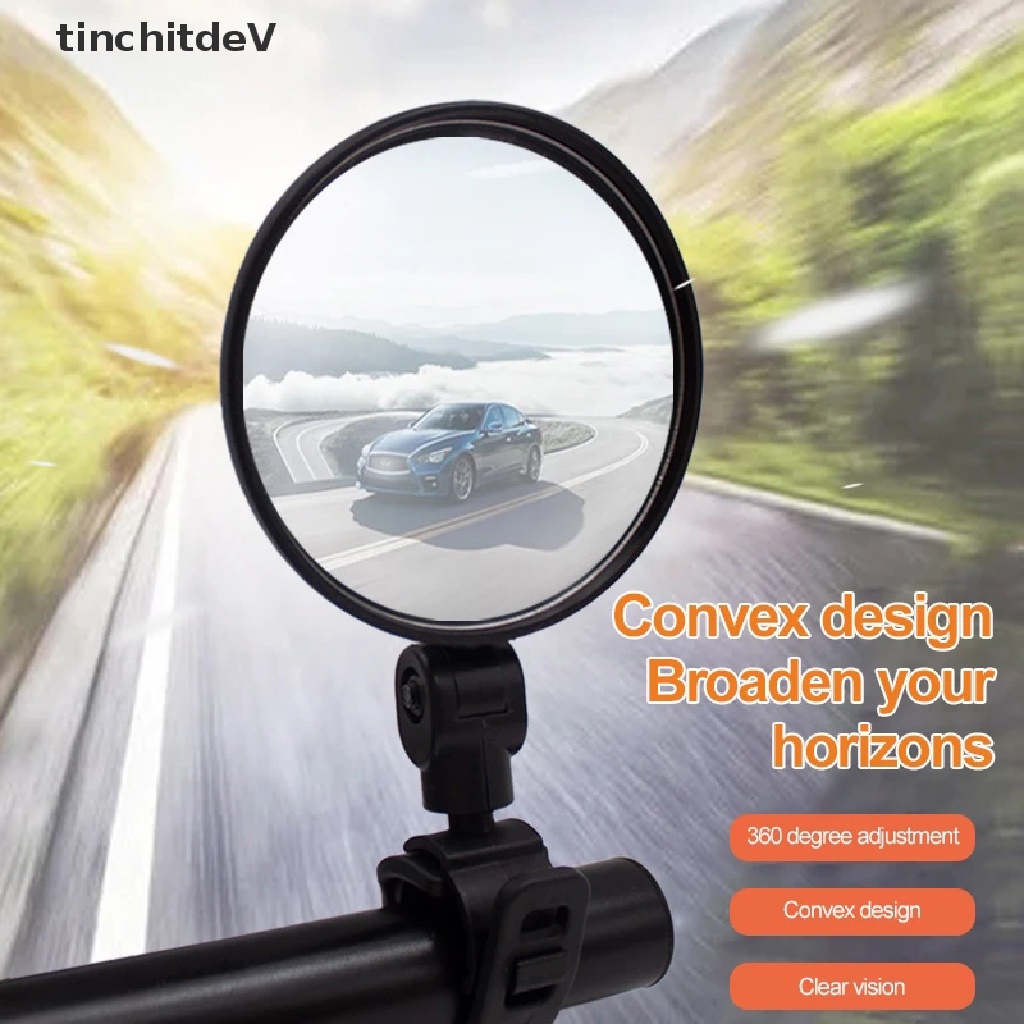 Gương Chiếu Hậu Xoay 360 Độ Tùy Chỉnh Tiện Dụng Cho Xe Máy / Xe Đạp