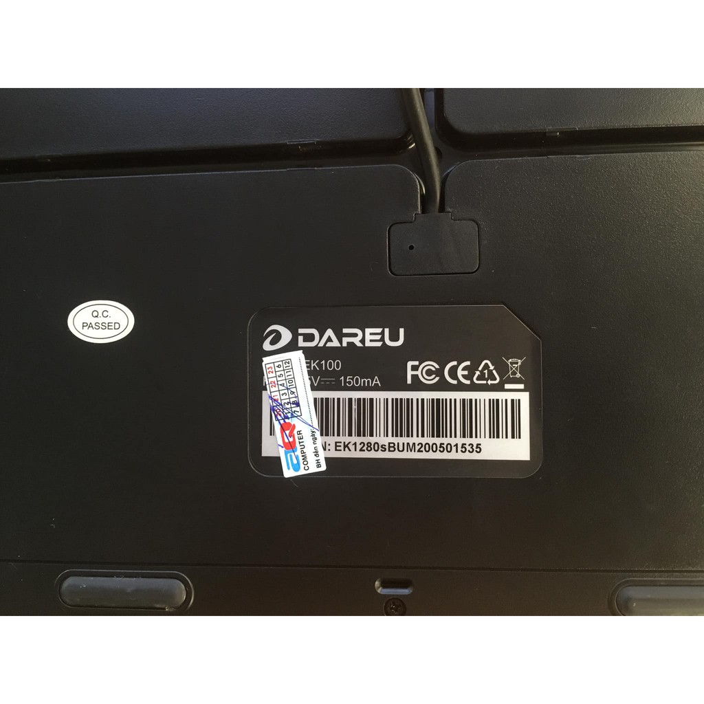 Bàn phím cơ gaming Dareu EK1280s LED Rainbow, model ek100 chính hãng công ty Mai Hoàng phân phối, likenew 98%