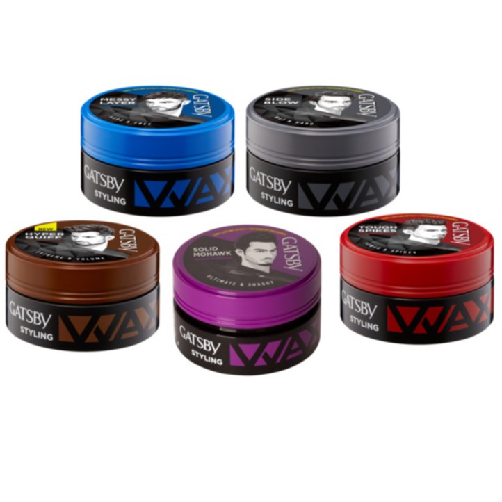 Wax tạo kiểu tóc Gatsby Solid Mohawk Ultimate & Shaggy Tím 75g