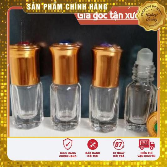 Lọ Chiết Nước Hoa ❤ TRÙM SỈ ❤ [3ml,6ml] Vỏ Lọ chiết nước hoa Dubai bi lăn Ruby rỗng, phụ kiện du lịch