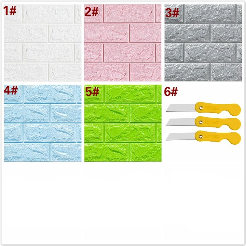 Miếng dán tường 3D tự dính chống thấm nước và ẩm trang trí phòng ngủ phong cách 2021 | BigBuy360 - bigbuy360.vn