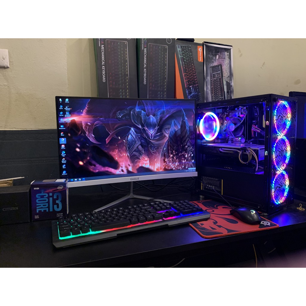 Bộ Máy Tính Bàn PC Chiến Game nặng Liên Minh GTA5 FO4 Đột Kích Võ Lâm..Màn hình 24in cong new 75hz | BigBuy360 - bigbuy360.vn