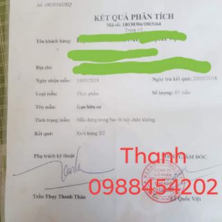 Gạo lứt tím thảo dược hữu cơ