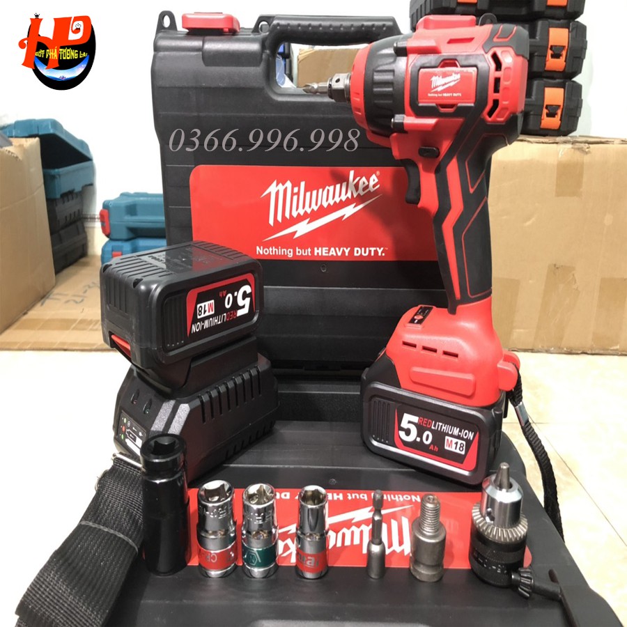 Máy siết bulong 16mm - 22mm Milwaukee 21V