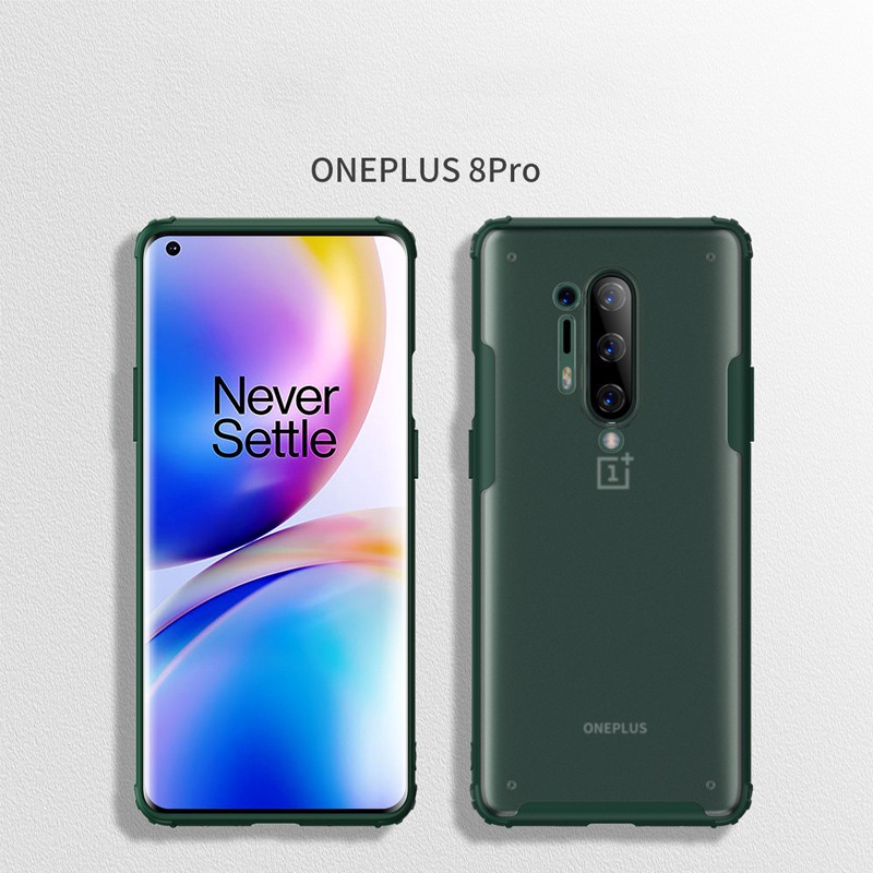 Ốp điện thoại mặt lưng nhám chống sốc chuyên dụng cho OnePlus 8 Pro