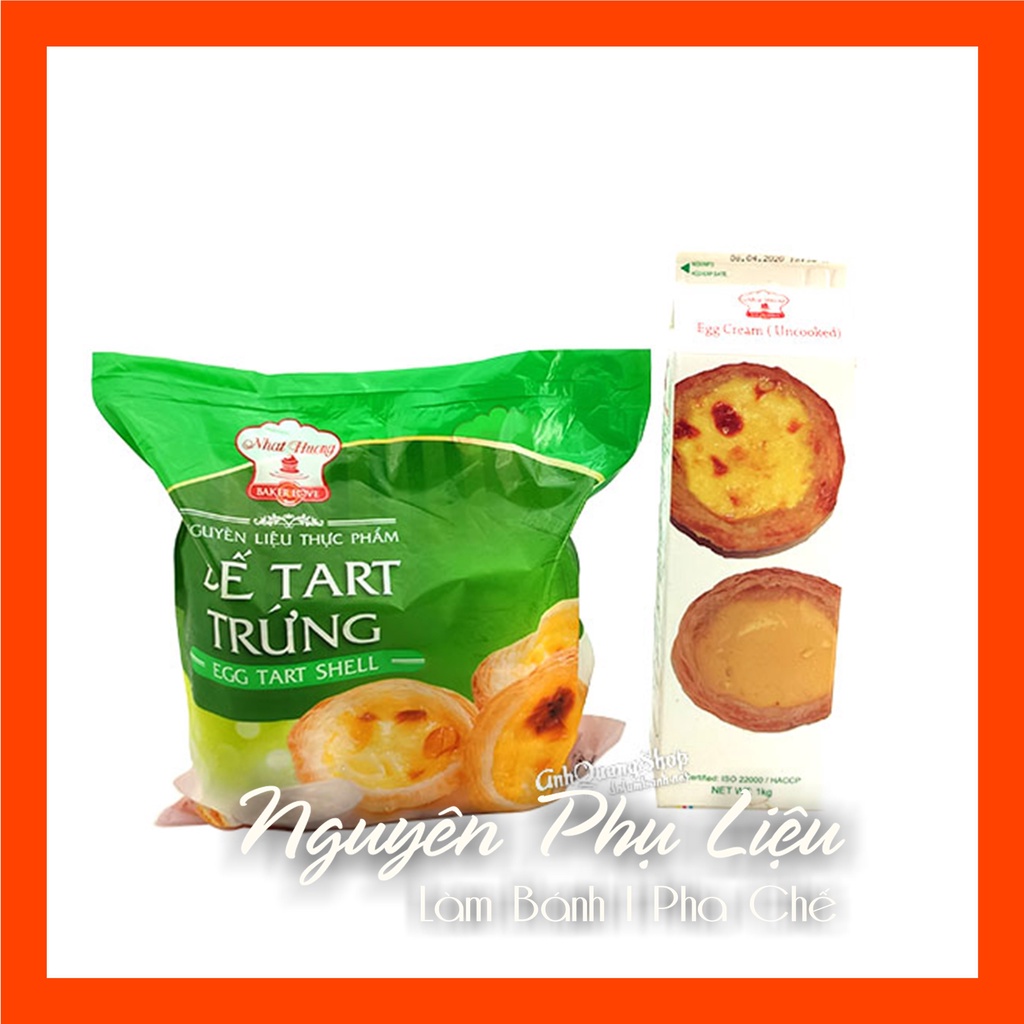 💥 HỎA TỐC 💥 Combo Đế Bánh Tart Trứng và Kem Trứng Nhất Hương