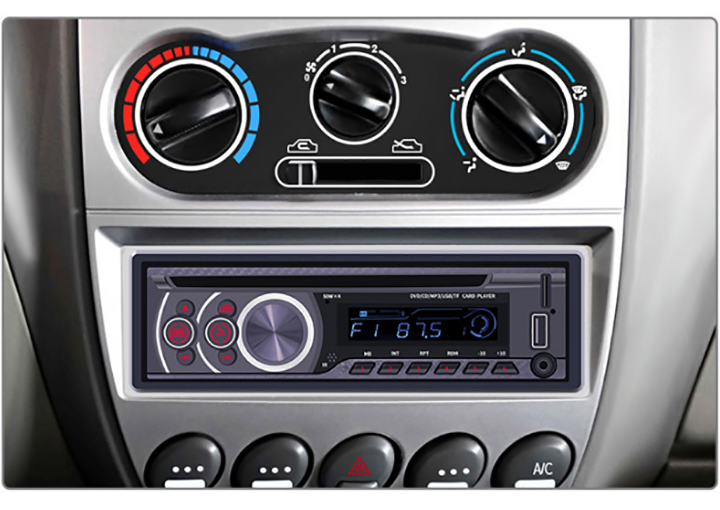 Đầu DVD cho Ô tô 1 DIN hỗ trợ kết nối Bluetoth đọc USB Thẻ nhớ nghe đài FM - 8169A