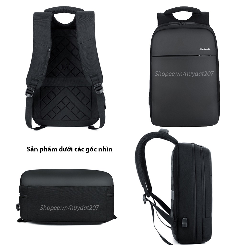 Balo laptop Nam Đi Làm Đi Chơi Cao Cấp Meinaili 13/14/15.6 inch