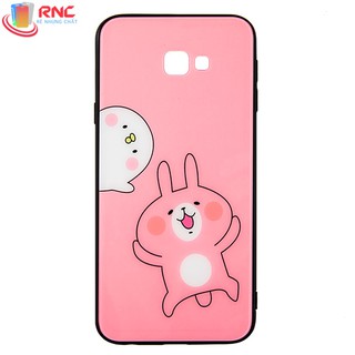 Ốp lưng Samsung J4 Plus mặt kính 9D thú Kute viền silicone dẻo chống trầy chống sốc(11 Hình)