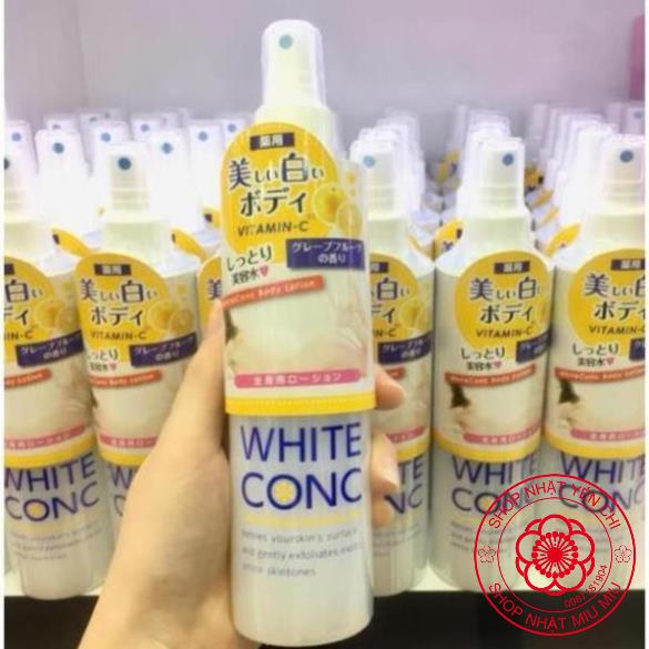 Lotion Xịt Dưỡng Da White Conc 150ml