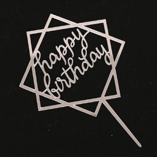 Mica hpbd vuông bạc
