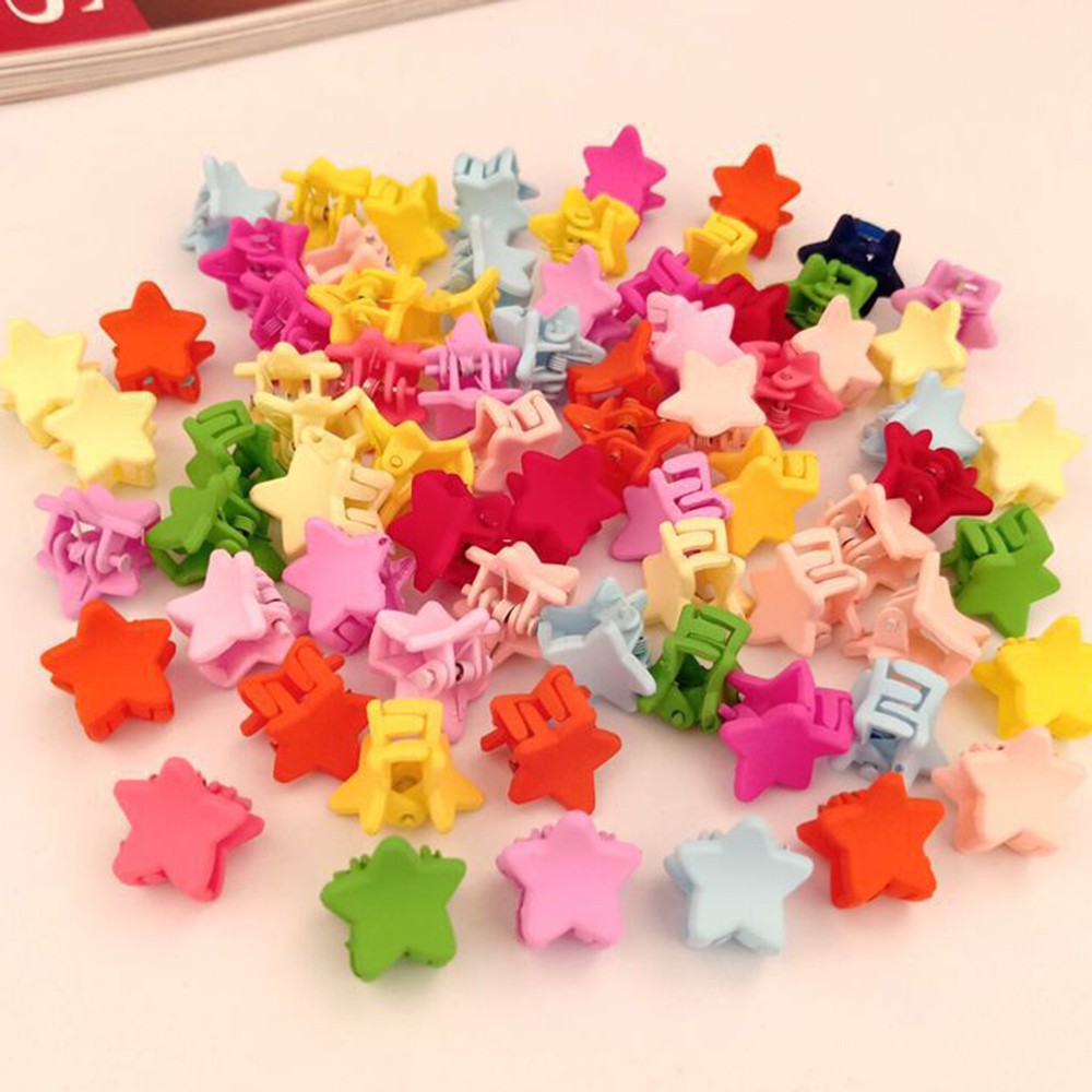 Set 30 Kẹp Tóc Xinh Xắn Nhiều Màu Sắc Dễ Thương Cho Bé Gái