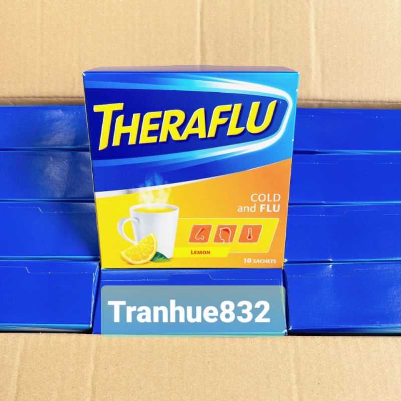 Trà Theraflu Nga hộp  10 gói