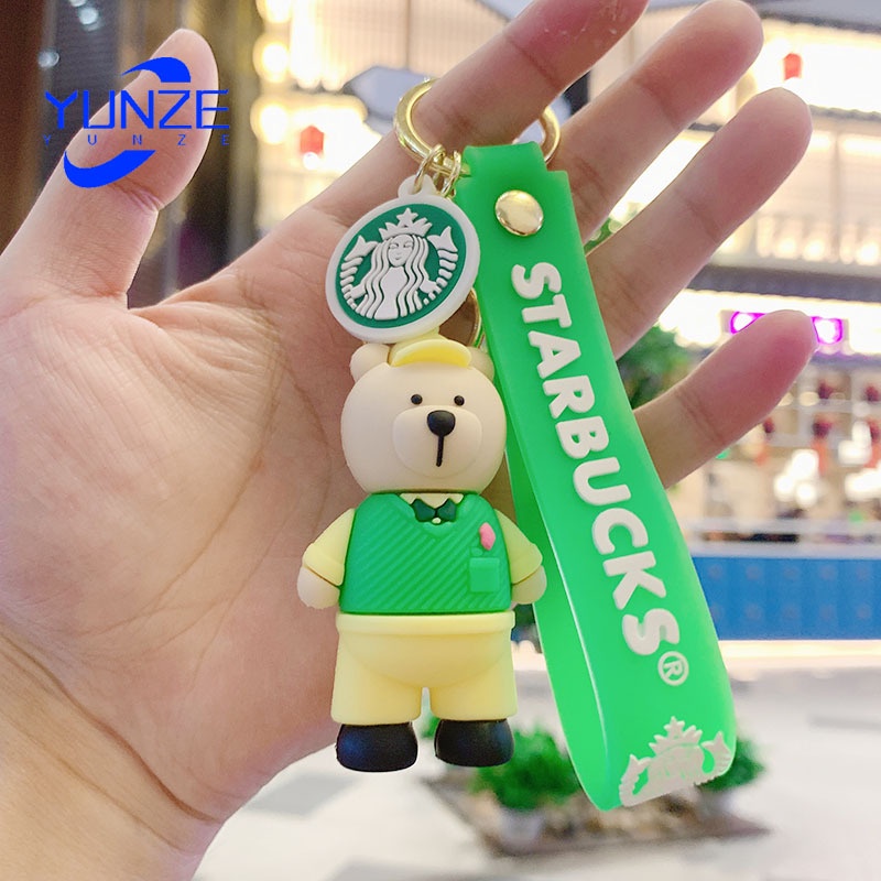 (Bán Buôn Sỉ) Móc khóa gấu Star.bucks