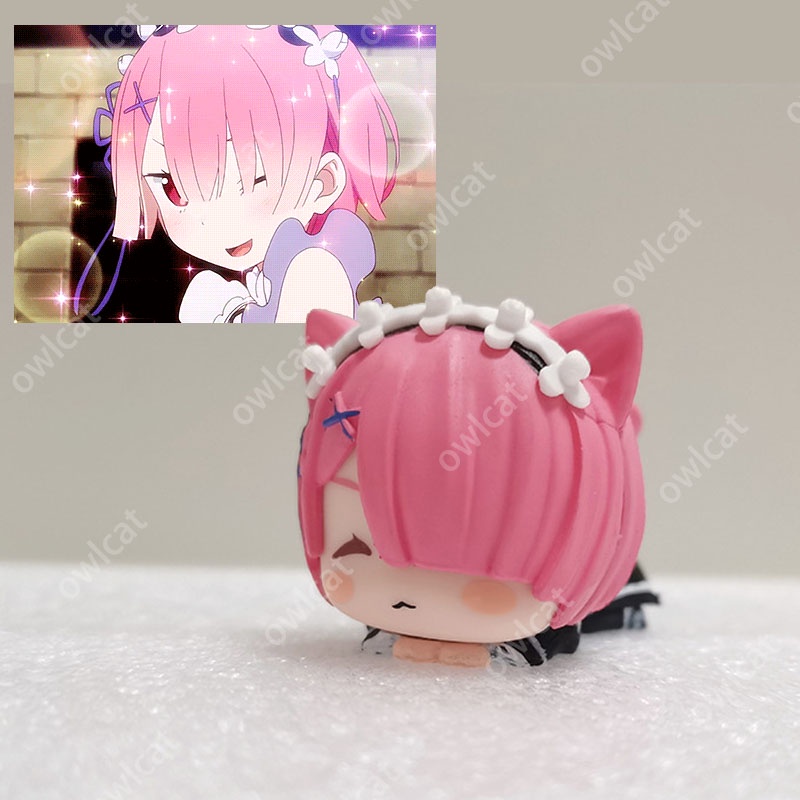 Nhân Vật Ram Emilia Echidna Kitty Đang Nằm Dễ Thương Mô Hình Nhân Vật Nữ Anime Re: Life in a Different World from Emily