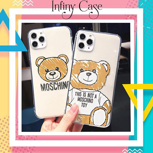 Ốp lưng iphone hình gấu Mochi 5 5S 6 6S 6Plus 6S Plus 7 8 7Plus 8Plus X XS XSMax 11 11 Pro 11 ProMax XR - Infinity M787