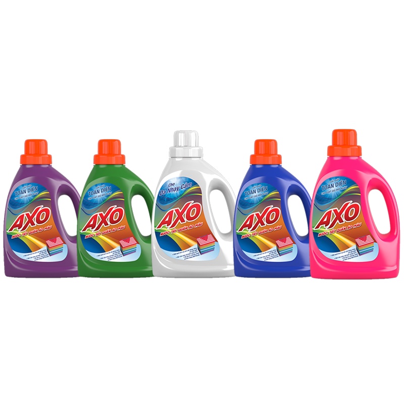Tẩy quần áo mầu AXO 800ml Nước tẩy dành cho quần áo màu AXO