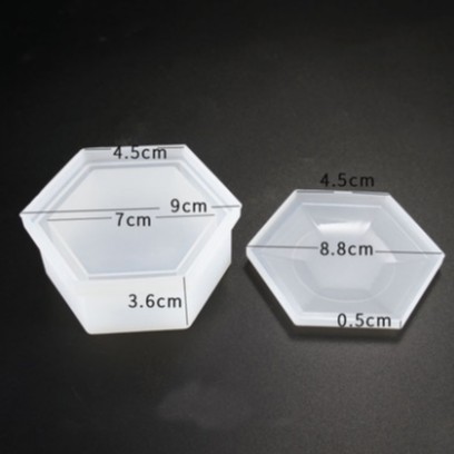 Khuôn Silicon Hình Hộp Đựng Có Nắp Đậy