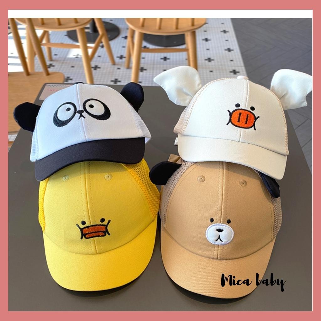 Mũ lưỡi trai hình thú dễ thương cho bé Mica Baby MH176