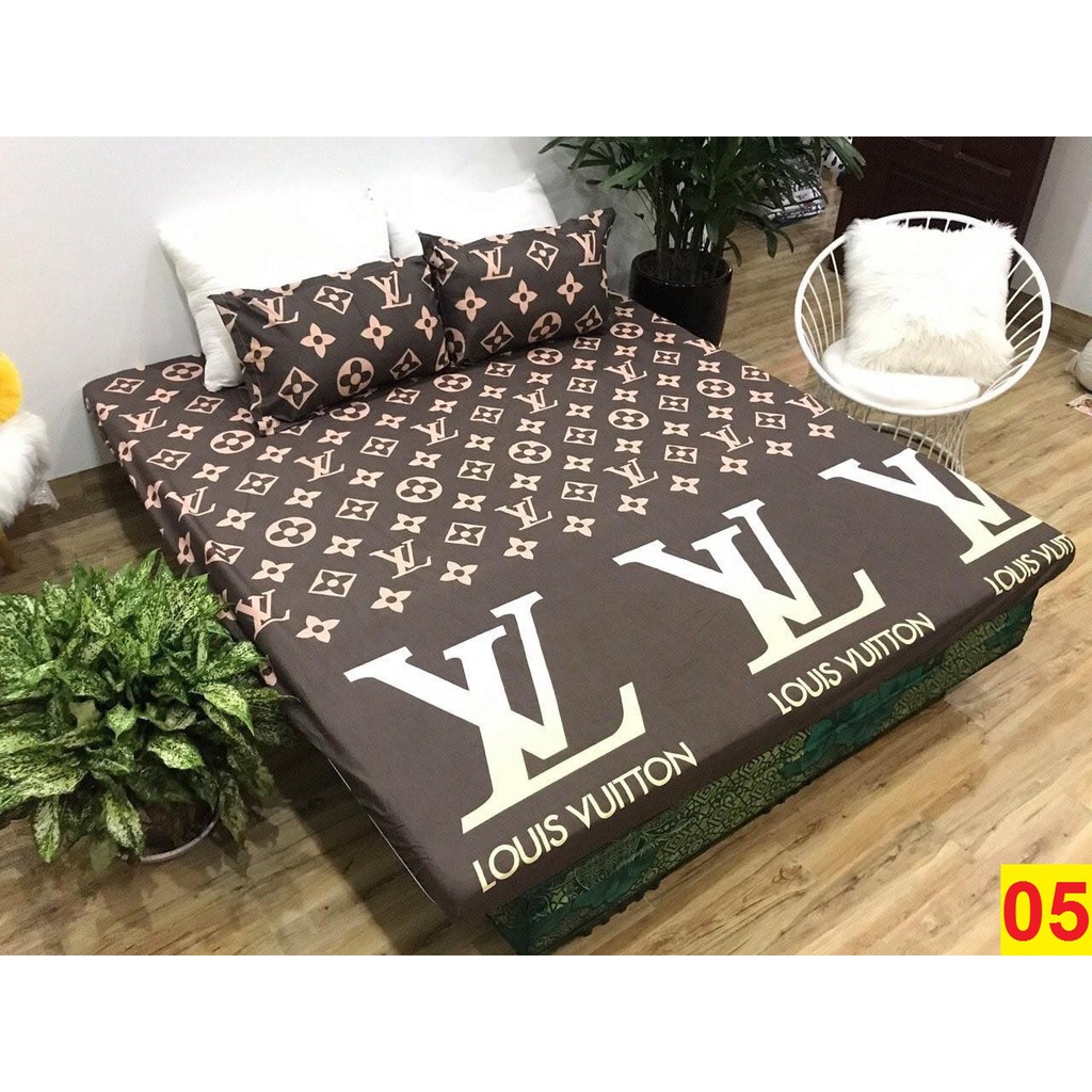 sale sốc set ga gối hè Poly CT 03