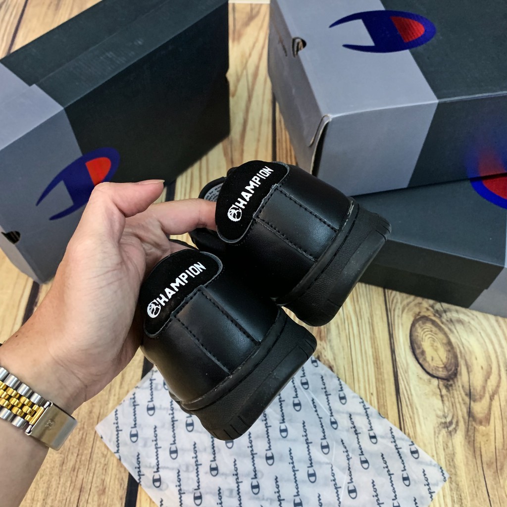 Giày Champion nam nữ thời trang da cao cấp nhẹ êm