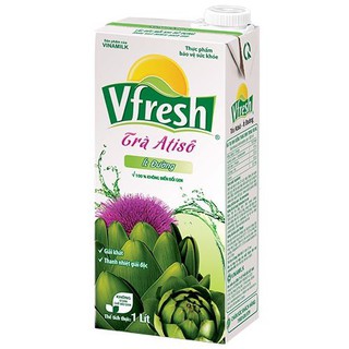 TRÀ ATISO ÍT ĐƯỜNG VFRESH - HỘP GIẤY 1L